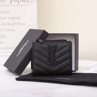 Physical photograph (with box) Saint Laurent new card holder 0888 100% original authentic YSL fashio