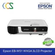 Epson EB W51 Business Projector EBW51  ***Free $20 NTUC E-Voucher till 31 March 2024***