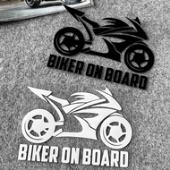 Reflective Motorcycle Sticker biker on board Decorative Decal Motor Bike Body Fuel Tank Racing Acces