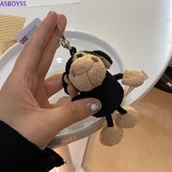 ASBOYSS Alpaca Plush Keychain Key Trinket Handmade Animal Keyring Bag Decoration Schoolbag Decoratio