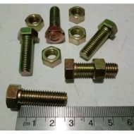 17 Bolt M12 Bolt Yellow Nut Bolt Key 17 mm BMK M12 Hex Bolt 17 mm