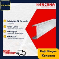 Baja Ringan CNP C75 FULL SNI Atap Rangka Kanal C panjang 6 m Kencana