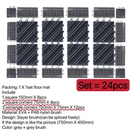 Heavy duty rubber mat for gym carwash floor matting grid tiles matting garage flooring non slip floo