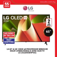 【 DELIVERY BY SELLER 】 LG OLED65B4PSA 65" AI 4K 120HZ α8 PROCFESSOR WEBOS:RE DOLBY ATMOS NVIDIA G-SY