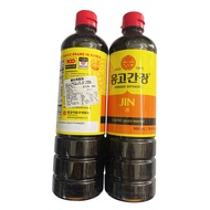 Korea Imported Mengguzhen Soy Sauce 900ml Seaweed Rice Sushi Steamed Stir-Frying Mixed Vegetables Af