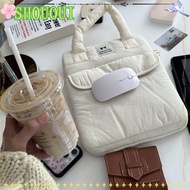 SHOUOUI 13/14/15/15.6 inch Computer Bag, Soft 13inch/14inch/15inch Laptop Bag,  Plush Shockproof Lap