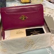 Vivienne Westwood 紫紅色 長銀包 [連盒]