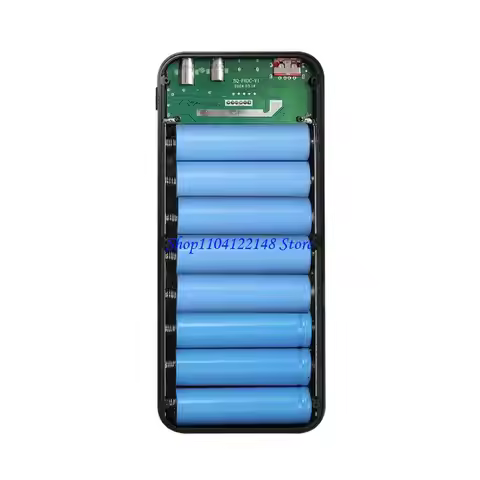 P9FA 18650 Battery Holder Adjustable DC5V-12V PowerBank Case for Electronics