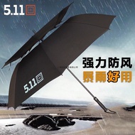 511Long Handle Umbrella Large Reinforced Thickened Sturdy Windproof Golf Three-Person Large Umbrella