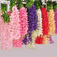 FR-C745 Bunga Hias Wisteria Ornamen / Bunga Artificial Wisteria Gantung Tanaman Bunga Rambat Hias De