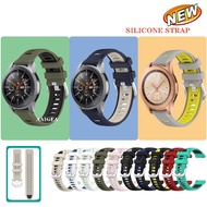20mm 22mm Watch Band Run Silicone Strap For Samsung Galaxy Watch 42mm 46mm / Watch 3 4 5 / Gear S3 / Active 2