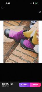 KEEN 紫色兒童雪地靴