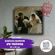 50x50 Cm UV Indoor Canvas Photo Print Canvas Photo Print + Stretcher (Wooden Frame)