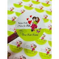 STICKER KENDURI KAHWIN MURAH2 🔥 [DOOR GIFT],  STICKER WEDDING, AQIQAH, BERTUNANG [SW001-SW016]