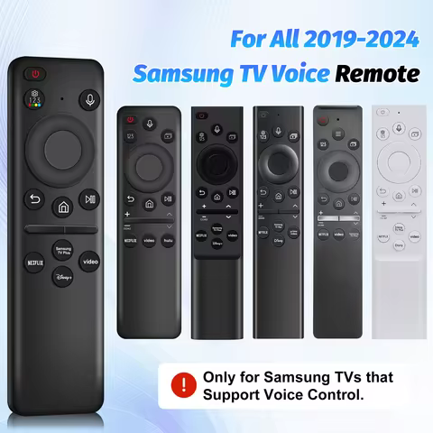 Voice Remote Control for Samsung Smart TVs Crystal UHD Neo QLED 8K 4K Rechargeable Control Remote (N