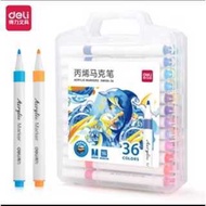 Deli Acrylic Marker 36 Colors Acrylic Marker 36 Colors HM108