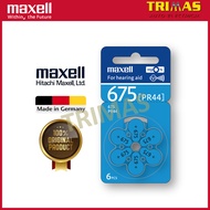 Made Germany Original Maxell Hearing Aid Battery Bateri Alat Pendengaran 助听器电池 PR41 PR44 PR48 PR536 