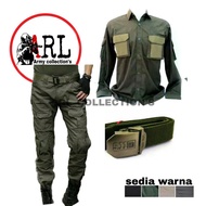 Setelan outdoor 511 tactical / kumplit celana 511+kemeja 511 dan sabuk