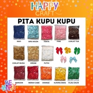 Satin Butterfly Ribbon 1/ 4 Inch 144 pcs Ready-made Ribbon