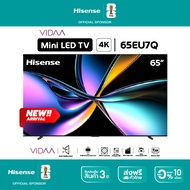 [NEW 2025] Hisense Gaming TV 65EU7Q ทีวี 65 นิ้ว Mini-LED Pro 4K 165Hz Refresh rate Quantum Dot Colo