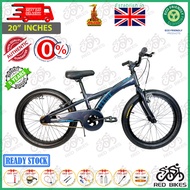 Raleigh Junior BMX Bike 20" Inch Bicycle With Single Speed / Blue  Brown  Dark Grey  Pink