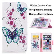 Wallet PU Leather Flip Cover For Samsung Galaxy S9 S9plus S8 S8plus S7 S7edge S6 S6edge J2PRO A3 A5