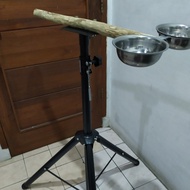 Macaw bird perch tripod/ perch