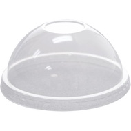 Karat C-HDL662-A-NH 92mm Dome Cover Lids (No Hole) for Karat Dessert Cups and Cold Cups, for 9 or 12