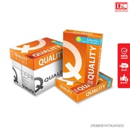 Quality กระดาษ A4 Quality 70 แกรม  500แผ่น/รีม ควอลิตี้ (ส้ม) กระดาษถ่ายเอกสาร เหมาะสำหรับงานถ่ายเอก