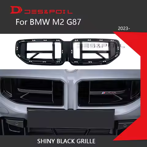 M2 CS Style Grille For BMW G87 Racing Grill Mesh Grid ABS Plastic Shiny Black Air Intake Coupe 2023-