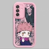 Casing hp for Samsung A17 4G A17 5G M17 5G F17 5G Case Cartoon anime male character Kasing silicone 