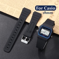 18mm Silicone Rubber Watch Strap for casio W800H SGW400 F84 F105/108 A158/168 AE1200/1300 Watch Band