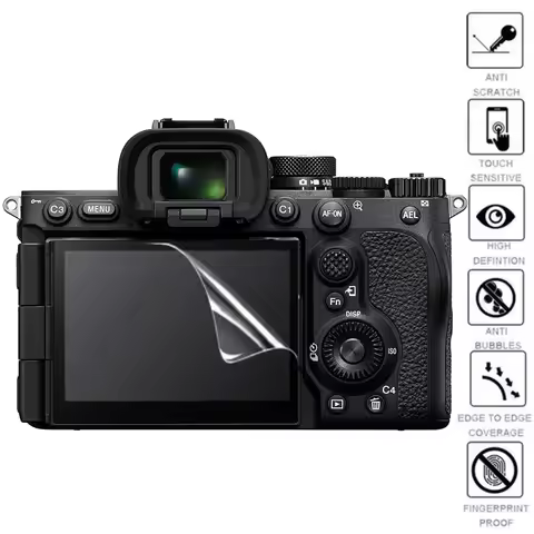 3pcs PET Screen Protector Clear Soft Protective Film for Sony Alpha 7R V A7R mark 5 Mark5 A7RV A7R5 