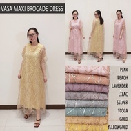 Vasa Maxi Brocade Dress