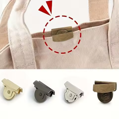 4/8pcs Bag Snap Accessories Magnetic Buckle, Bag Snap Hidden Button Seam-free Button Snap