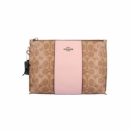 Coach Charlie Pouch Bag for Women in Pink (91775-LHQ63)