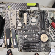 sepaket mainboard Asus h170 procsesor core i5-6400t ram 8gb ddr4