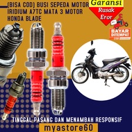 MATA (CAN PAY AT HOME) IRIDIUM POWER A7TC 3-EYE 3-FOOT MOTORCYCLE RACING SPARK PLUG HONDA BLADE JUST