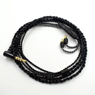 Wire Control with Microphone Silver-Plated Headphone Audio Cable Suitable for Sennheiser IE40 PRO Re