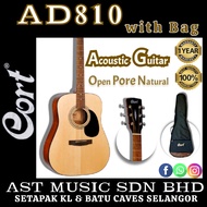 Cort AD810 Acoustic Guitar with bag – Open Pore Natural ( AD-810 / Ad810 )