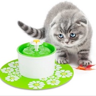 Pet Water Dispenser Window Flower 1.6L Cat Dog Water Dispenser Mute