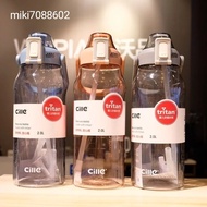 1500/2000ml Large Capacity portable tritan big water bottle wth straw