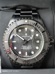 STEINHART WATCH OCEAN one 42 black DLC mother of PEARL