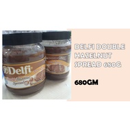 DELFI DOUBLE HAZELNUT CHOCO SPREAD 680GM