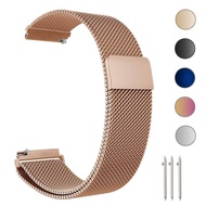 18mm Loop Stainless Steel Mesh Strap Replacement for Fossil Q Gen 3 Venture/Gen4 Venture/Venture HR/