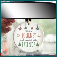 RR Hanging Holiday Decoration Holiday Gift Decoration Best Friend Christmas Ornaments with Inspirati