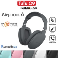 SonicGear AirPhone 6 Rechargeable Bluetooth Headphones With Mic | Up to 10 Hours PlayTime | 1 Year W