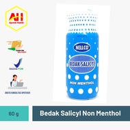 Nellco Bedak Salicyl Non Menthol 60 gr Bedak Nellco biru Bedak Nelko Nelco biru Non Menthol non-ment
