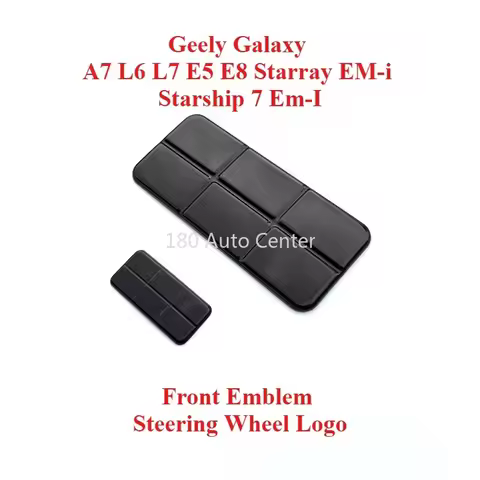Modify Geely Galaxy A7 L6 L7 E5 E8 Starray EM-i Starship 7 Em-I Baked Black Front Emblem Covered Typ