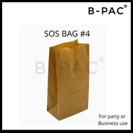 Bpac SOS Bag #4 Kraft Brown Bag 250pcs